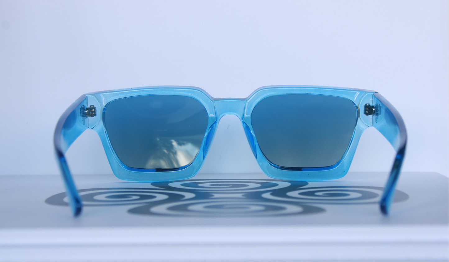 CLASSIC ZONNEBRIL BLAUW/ZILVER