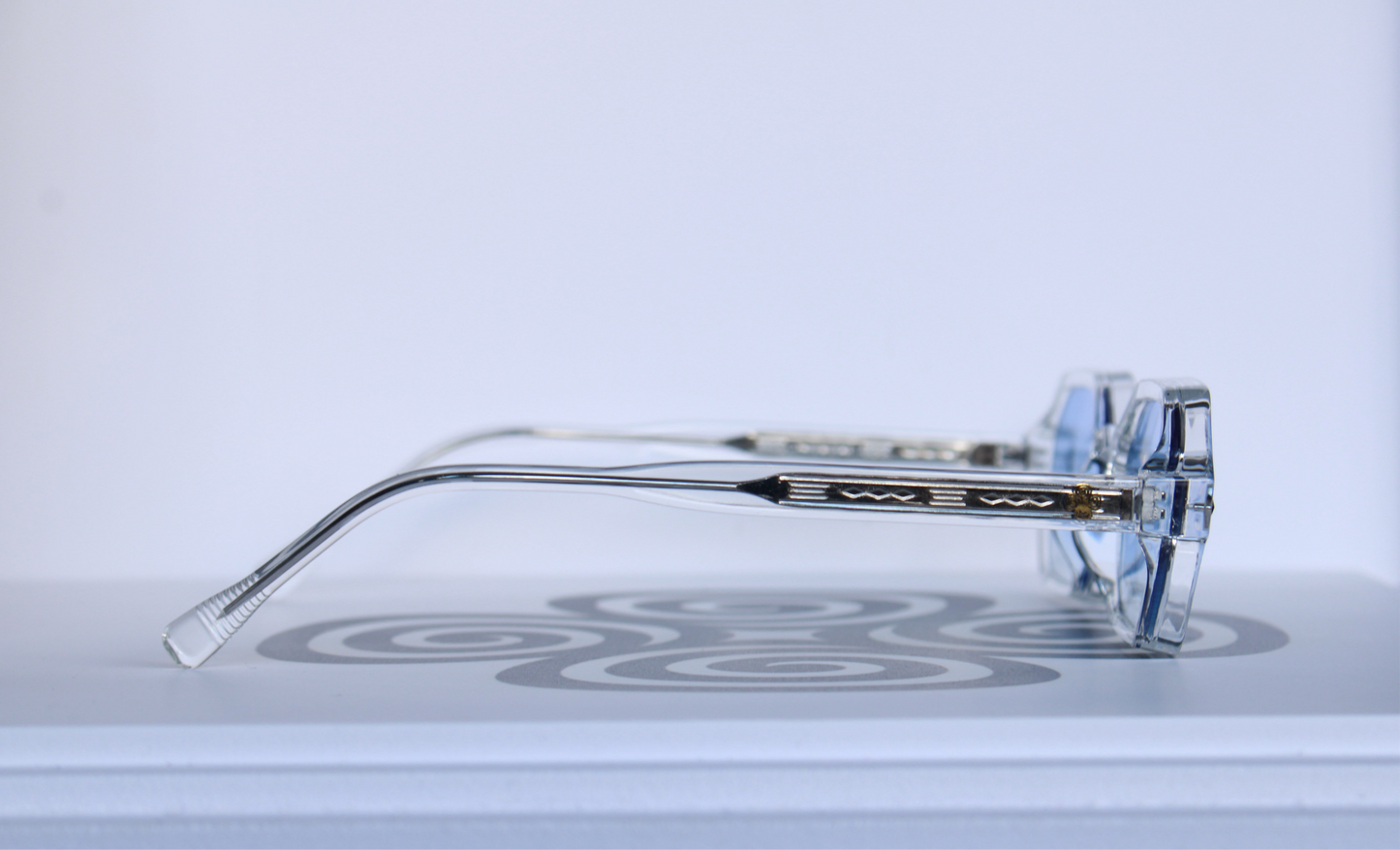 CHIQUE BRIL TRANSPARANT/OCEAAN/GOUD