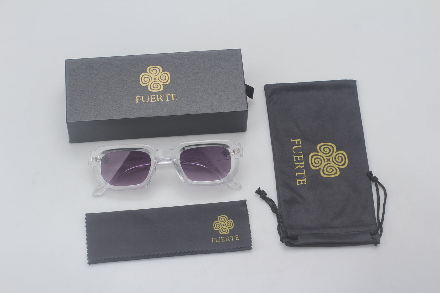 MODERN SUNGLASSES TRANSPARANT/LAVENDER/SILVER