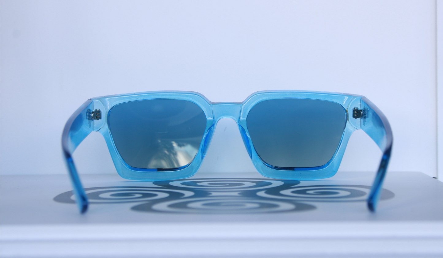 CLASSIC BRIL BLAUW/GOUD