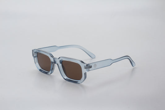 MODERN GLASSES BLUE/BROWN/SILVER