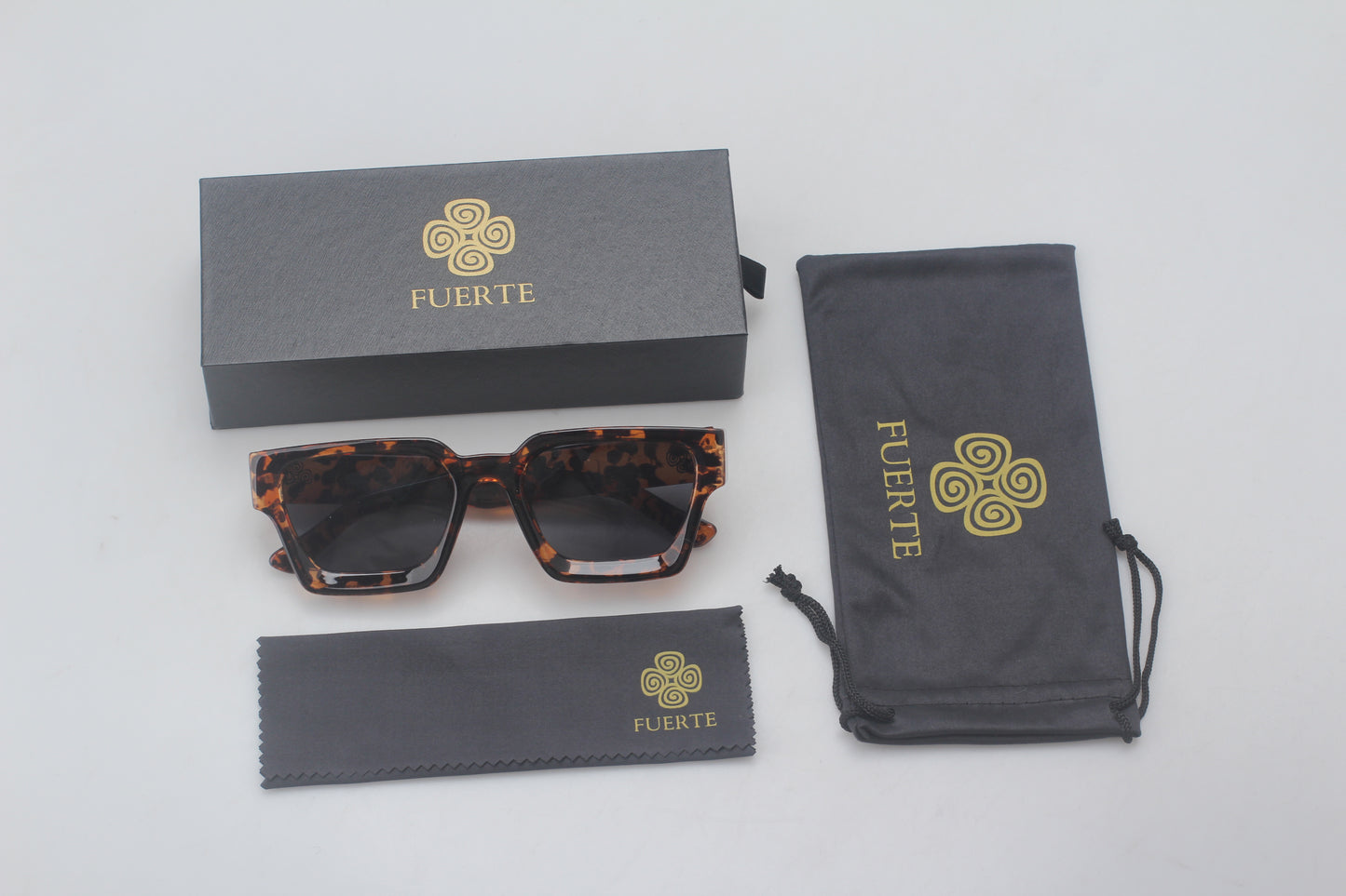 CLASSIC SUNGLASSES LEOPARD/GREY/GOLD