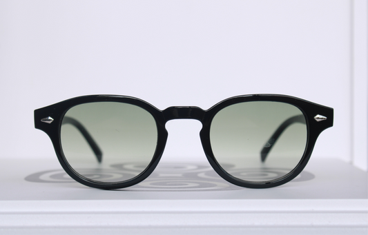 BUSINESS BRIL ZWART/LICHT GRIJS,GROEN/ZILVER