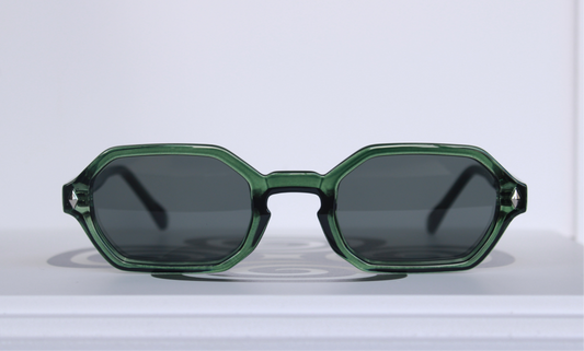 CHIQUE BRIL GROEN/GRIJS/GOUD