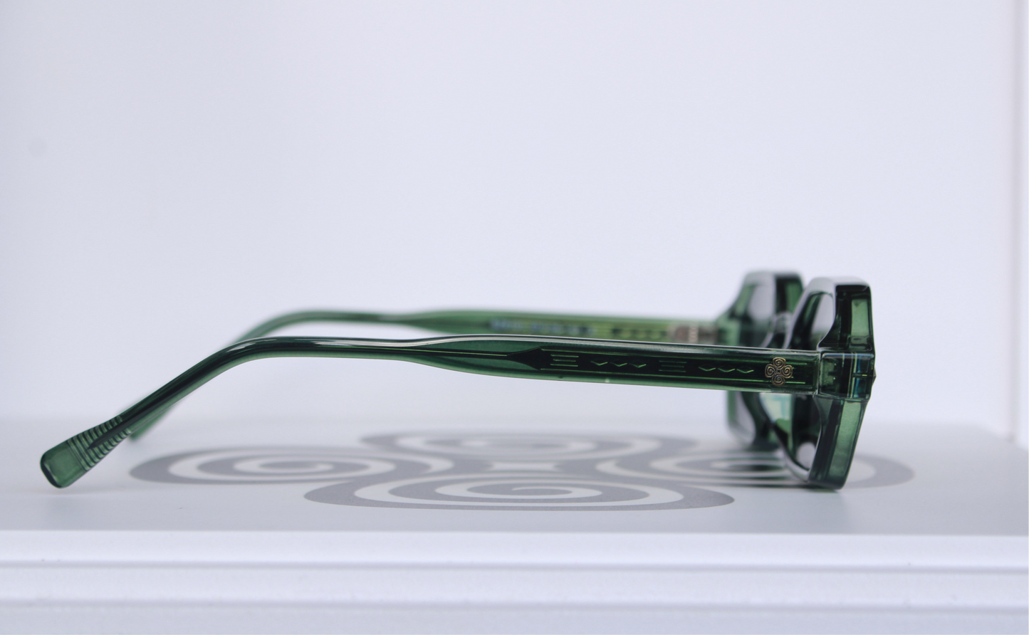 CHIQUE BRIL GROEN/GRIJS/GOUD