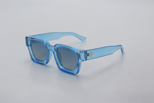 CLASSIC GLASSES BLUE/GOLD