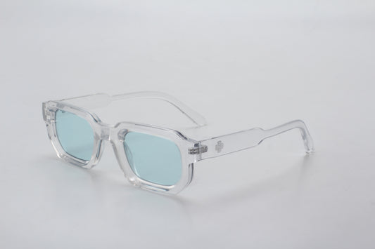 MODERN GLASSES TRANSPARANT/BLUE/ZILVER