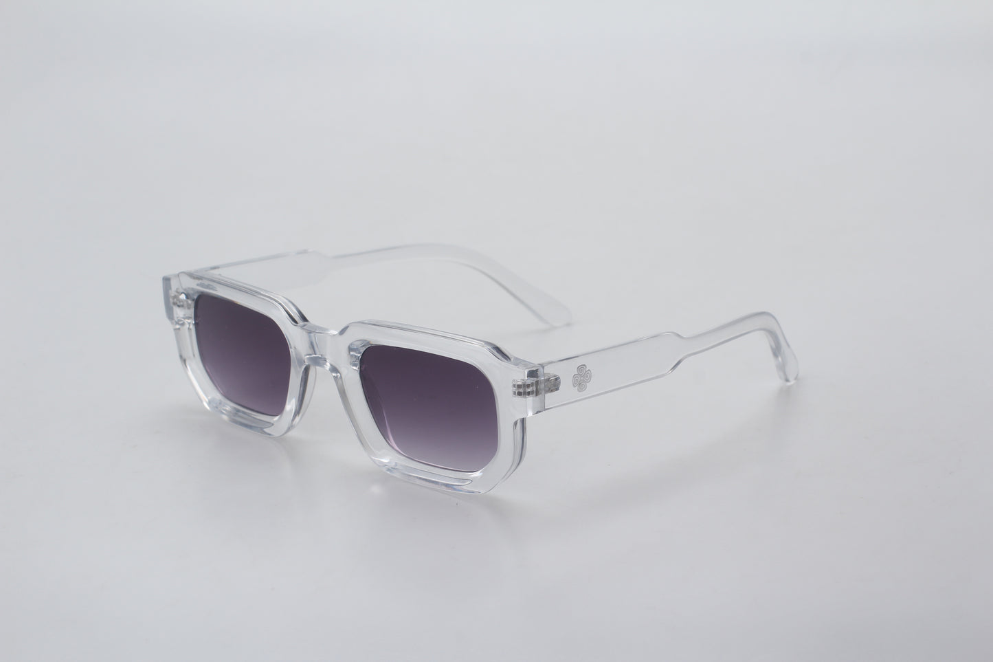 MODERN SUNGLASSES TRANSPARANT/LAVENDER/SILVER