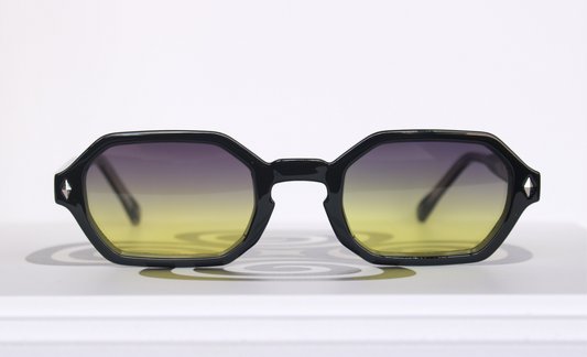 CHIQUE BRIL ZWART/MARACUJA/GOUD