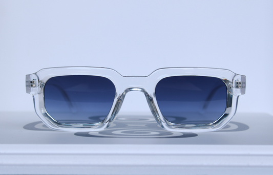 MODERN BRIL TRANSPARANT/LAVENDEL/ZILVER