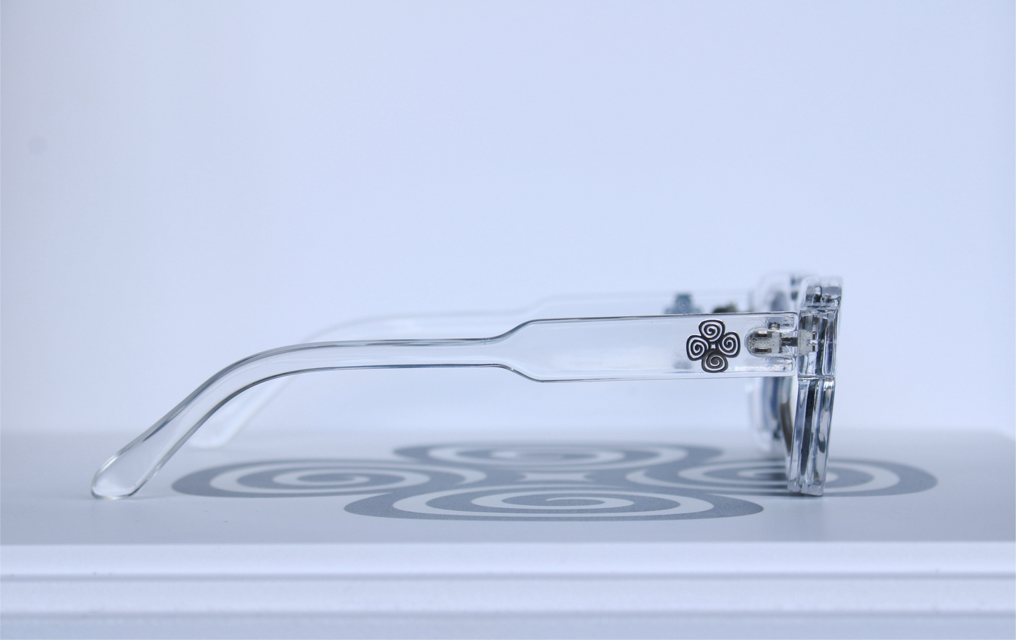 MODERN BRIL TRANSPARANT/LAVENDEL/ZILVER