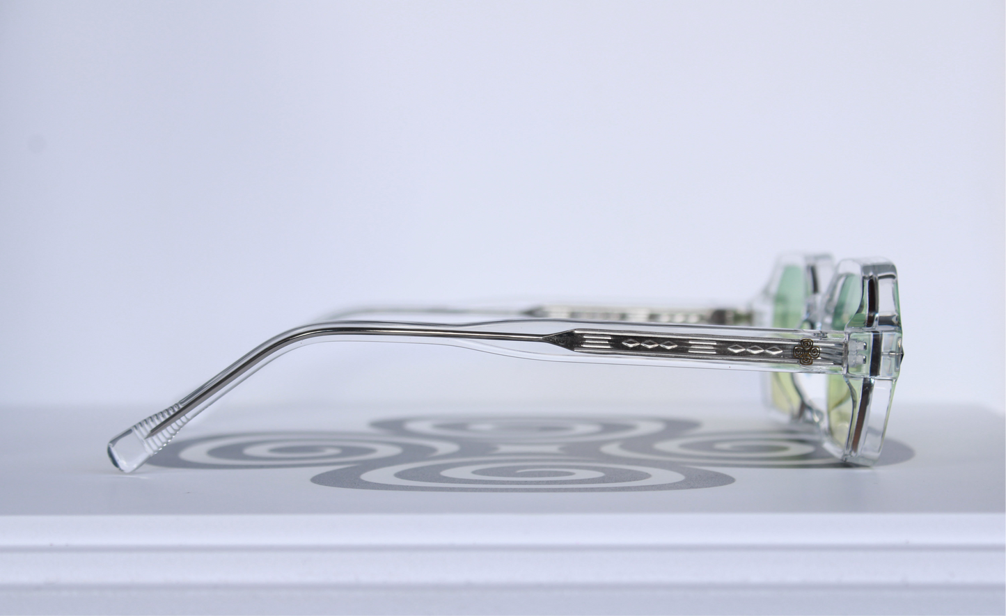 CHIQUE TRANSPARANT/KIWI/GOUD