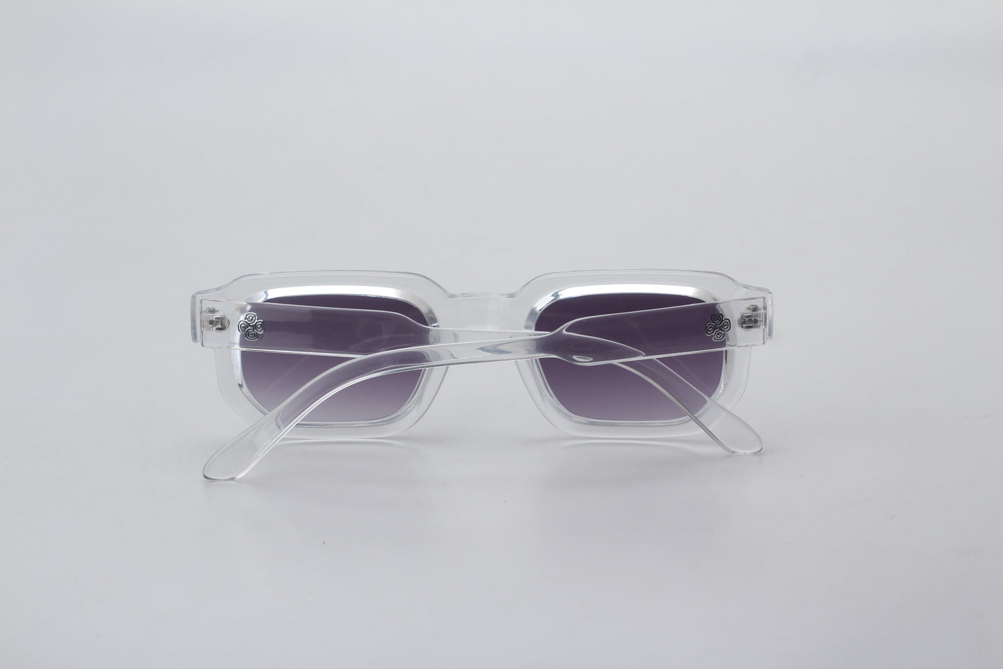 MODERN SUNGLASSES TRANSPARANT/LAVENDER/SILVER