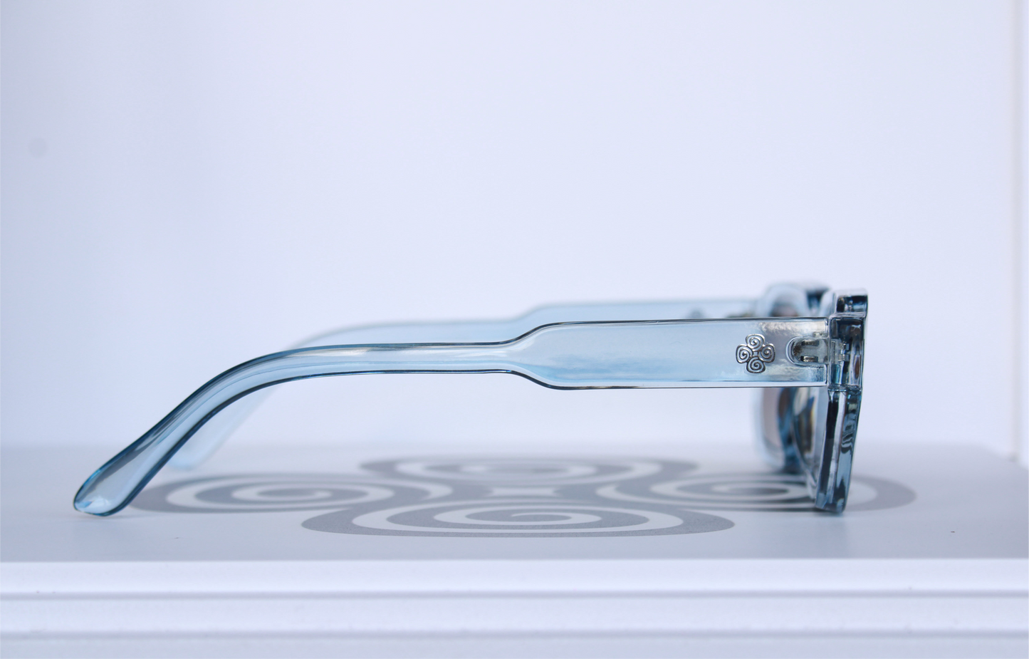 MODERN BRIL BLAUW/BRUIN/ZILVER