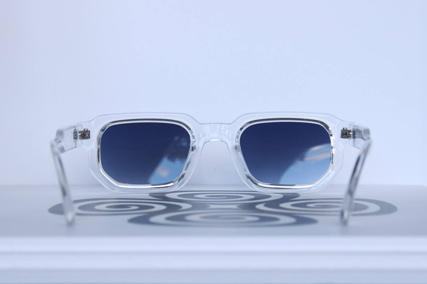 MODERN BRIL TRANSPARANT/LAVENDEL/ZILVER