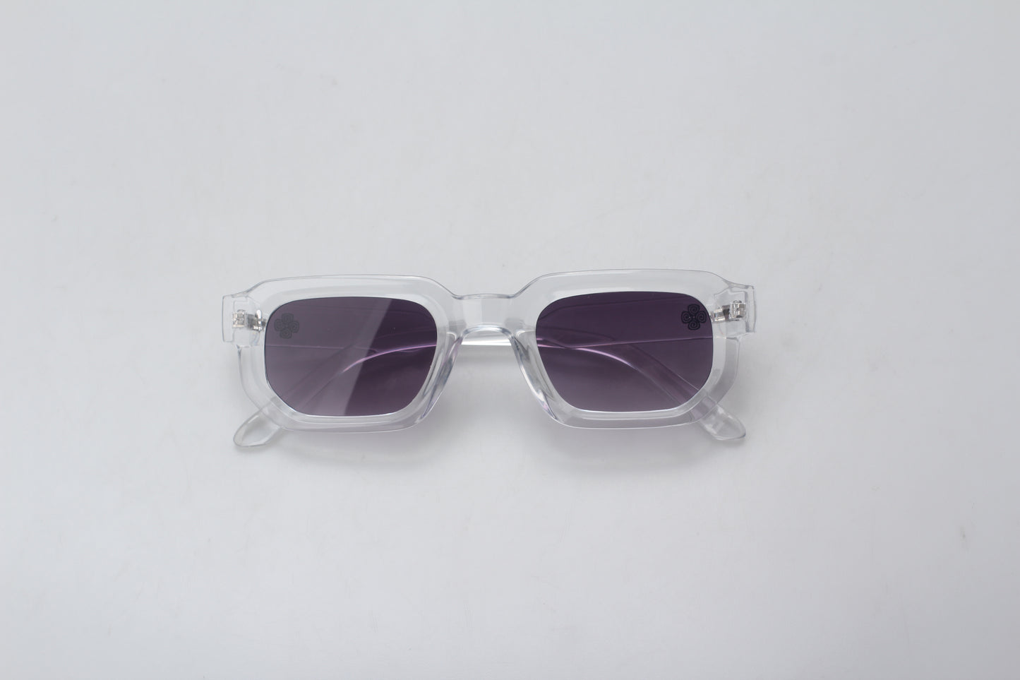 MODERN SUNGLASSES TRANSPARANT/LAVENDER/SILVER