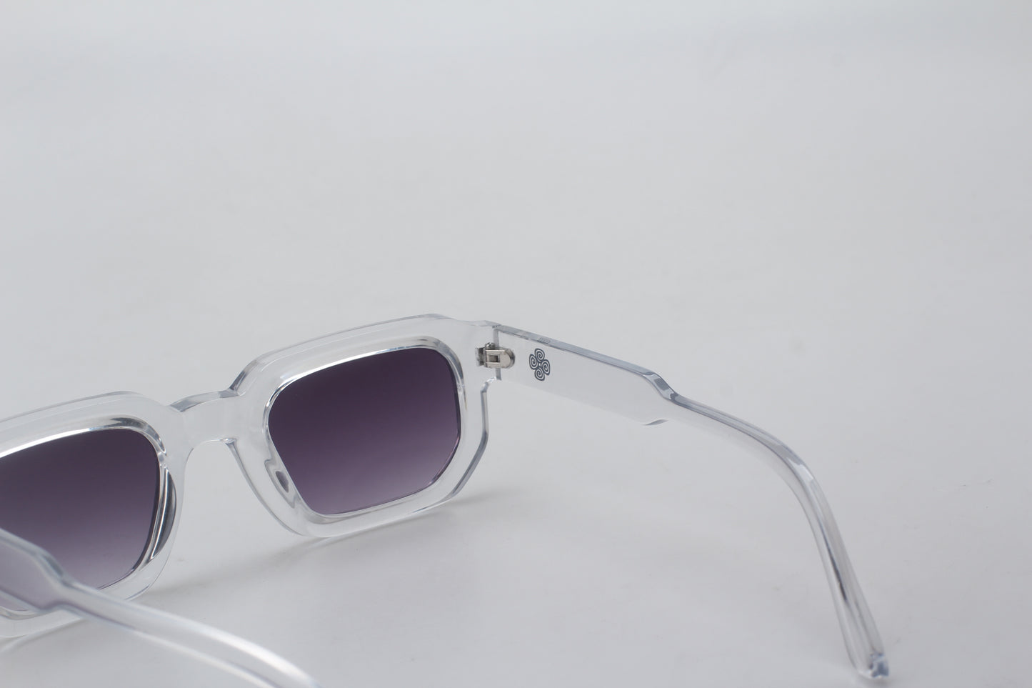 MODERN SUNGLASSES TRANSPARANT/LAVENDER/SILVER